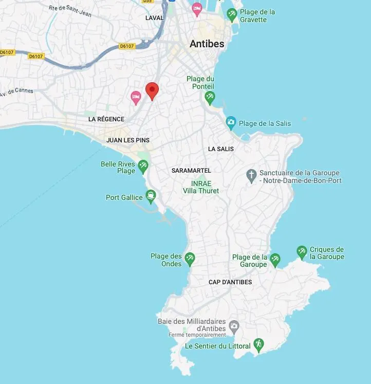 Juan Les Pins, T2 Cosy Et Confortable, Avec Parking En Sous-Sol, Proche Plages Et Commerces Antibes 0*,